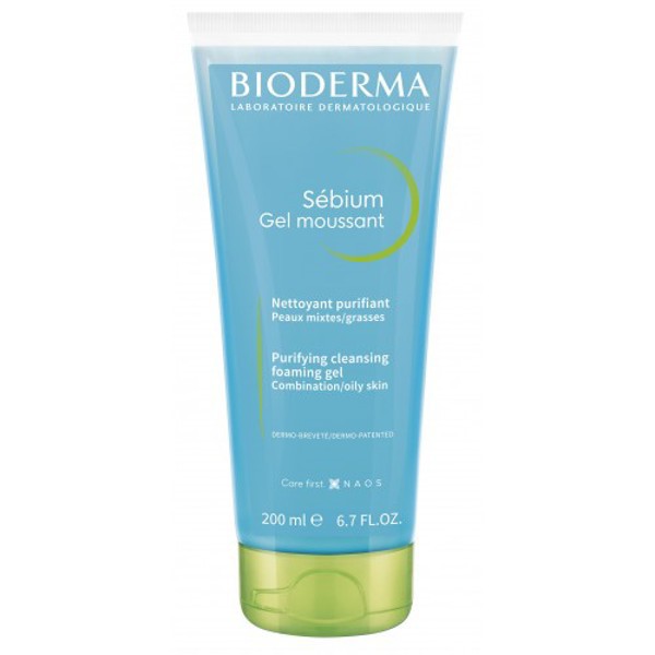 bioderma sebium gel moussant 200ml